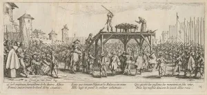 Callot Gallery: The Miseries and Misfortunes of War, folio 14: The Wheel, 1633