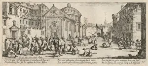 Jacques 1592 1635 Prints: The Miseries and Misfortunes of War, folio 15: The Hospital, 1633
