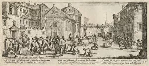 Callot Gallery: The Miseries and Misfortunes of War, folio 15: The Hospital, 1633