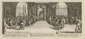 The Miseries and Misfortunes of War, folio 18: Distribution of Rewards, 1633