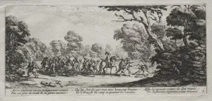 The Miseries of War: Arrest of Malefactors, 1633. Creator: Jacques Callot (French, 1592-1635)