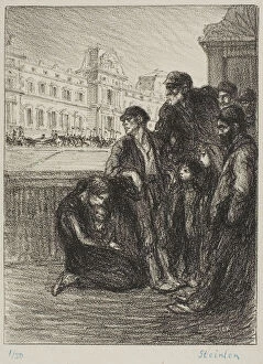 Wealthy Gallery: Misery and splendor, 1908. Creator: Theophile Alexandre Steinlen