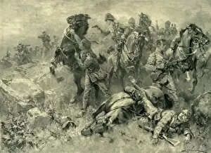 Dragoon Guard Gallery: Mishap to the Scots Greys at Klippan, February 18, 1902, 1902. Creator: Hermanus Willem Koekkoek