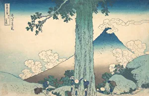 Mishima Pass in Kai Province (Koshu Mishima goe), from the series Thirty-six Views