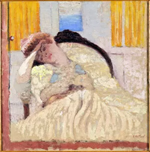 Edouard 1868 1940 Gallery: Misia assise dans une bergere, dit Nonchaloir, 1901