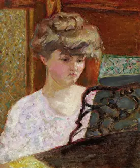 Pierre 1867 1947 Prints: Misia au piano (Portrait de Misia Natanson), c1902. Creator: Bonnard, Pierre (1867-1947)