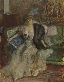 Godebska Gallery: Misia Godebska, 1908. Artist: Bonnard, Pierre (1867-1947)