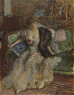 Godebska Gallery: Misia Godebska, 1908. Artist: Bonnard, Pierre (1867-1947)