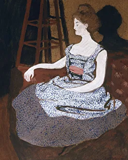 Misia Gallery: Misia Godebska-Natanson. Artist: Vallotton, Felix Edouard (1865-1925)