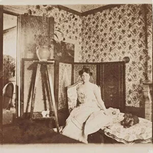Godebska Gallery: Misia Natanson. Artist: Vuillard, Edouard (1868-1940)