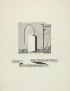 Walls Gallery: Mision La Purisima Concepcion - End of Cloister Wall, 1935 / 1942. Creator: James Jones