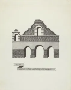 Walls Gallery: Mision San Antonio de Padua, 1935 / 1942. Creator: James Jones