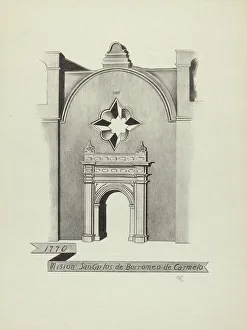 Doorway Collection: Mision San Carlos de Borromeo de Carmelo. Creator: James Jones