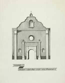 Doorway Collection: Mision San Luis Rey de Francia, 1935 / 1942. Creator: James Jones