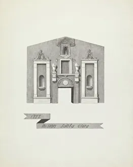 Walls Gallery: Mision Santa Clara, 1935 / 1942. Creator: James Jones