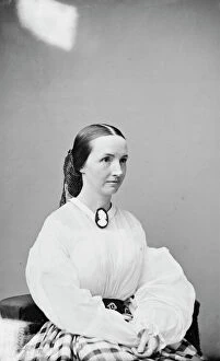 Miss A.J. Evans, between 1855 and 1865. Creator: Unknown