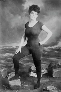Swimwear Prints: Miss Annette Kellerman, 1919. Creator: Bain News Service