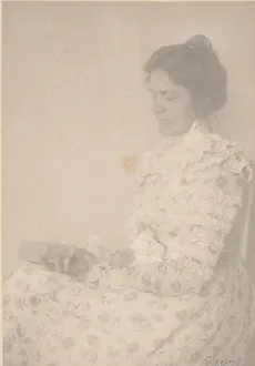 Platinum Prints 1900 Gmgpc Prints: Miss Austin, 1900. Creator: Arthur Gleason