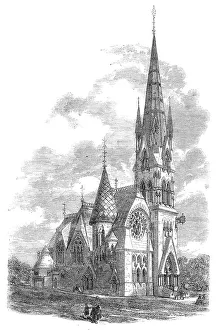 Parish Church Prints: Miss Barclay's Free Church, Edinburgh, 1864. Creator: Unknown