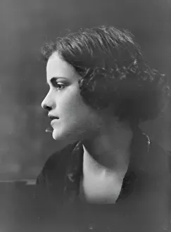 Miss Consuela Garcia, portrait photograph, 1919. Creator: Arnold Genthe