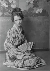 Miss Cook, portrait photograph, 1919 May 10. Creator: Arnold Genthe