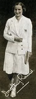 Autograph Gallery: Miss Dorothy Round, Wimbledon Womens Champion, 1934
