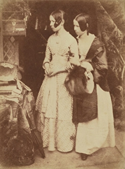 Adamson Hill And Prints: Miss Ellen and Miss Agnes Milne, 1843-1848. Creator: Hill & Adamson