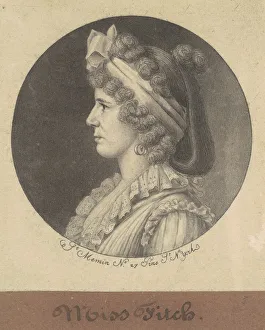 Miss Fitch, 1797. Creator: Charles Balthazar Julien Fevret de Saint-Memin