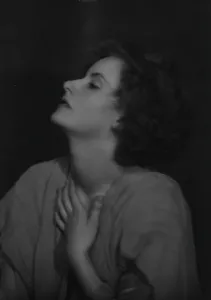 Greta Lovisa Gustafsson Prints: Miss Greta Garbo, portrait photograph, 1925 July 27. Creator: Arnold Genthe