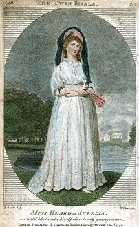 Miss Prints: Miss Heard as Aurelia, 1796