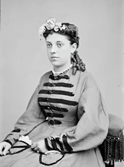Ringlets Collection: Miss Hendricks, between 1855 and 1865. Creator: Unknown