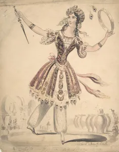 Cruikshank Prints: Miss Horton as Morgana, 1830-44. Creator: Isaac Robert Cruikshank