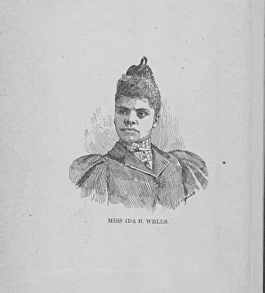 Illustrations Prints: Miss Ida B. Wells, [Frontispiece], (1894?). Creator: Unknown