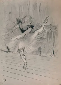 Night Life Prints: Miss Ida Heath, English Dancer, c. 1894, (1946). Artist: Henri de Toulouse-Lautrec