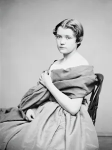 Teenager Collection: Miss Kate Chase, between 1855 and 1865. Creator: Unknown