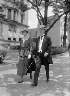 Chief Justice Prints: Miss Katherine Hughes with Father