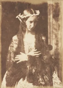 Ophelia Prints: Miss Kemp as Ophelia, 1843-47. Creators: David Octavius Hill, Robert Adamson
