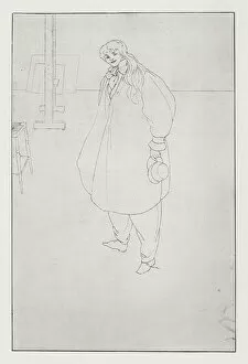 Aubrey Vincent Beardsley Gallery: Miss Letty Lind, 1895. Creator: Aubrey Beardsley