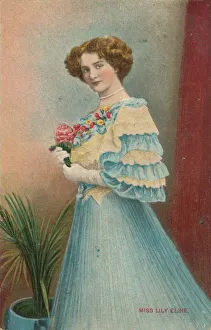 Cut Flower Prints: Miss Lily Elsie, (1886-1962), c1930. Creator: Unknown