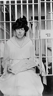 Pioneers Prints: Miss Lucy Burns of C.U.W.S. - in Jail