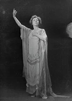 Satin Collection: Miss Lucy Feagin, portrait photograph, 1919 May 20. Creator: Arnold Genthe
