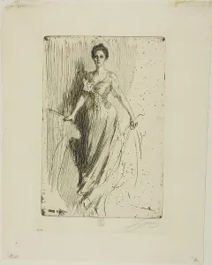 Miss Lurman, 1901. Creator: Anders Leonard Zorn