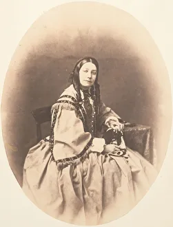 Ross Hartio Prints: Miss Macrae of Inverinate, Wife of Horatio Ross, ca. 1858. Creator: Horatio Ross