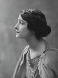 Miss Madeleine Delmar, (Mrs. B. Kauser), portrait photograph, 1918 Feb. 18. Creator: Arnold Genthe