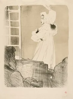 Miss May Belfort, 1895. Creator: Henri de Toulouse-Lautrec (French, 1864-1901)