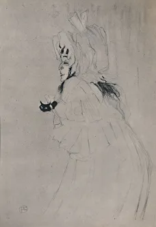 Miss May Belfort Welcoming, c. 1895, (1946). Artist: Henri de Toulouse-Lautrec