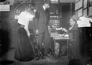 Paperwork Prints: Miss Mielke, 22 Oct 1914. Creator: Bain News Service