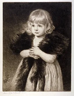 Dressing Up Prints: Miss Mildred Carter - Grandmothers Boa, c1864-1930