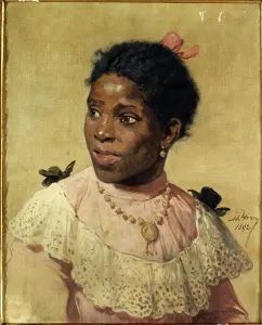 Frederic Adolphe Yvon Prints: Miss Nabou, 1892. Creator: Adolphe Yvon