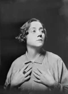 Film Director Prints: Miss Naima Wifstrand, portrait photograph, 1919 Sept. 18. Creator: Arnold Genthe